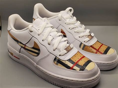 cherry burberry nike shoes